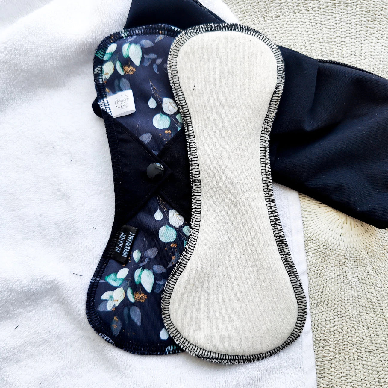 Serviette hygiénique lavable régulière longue