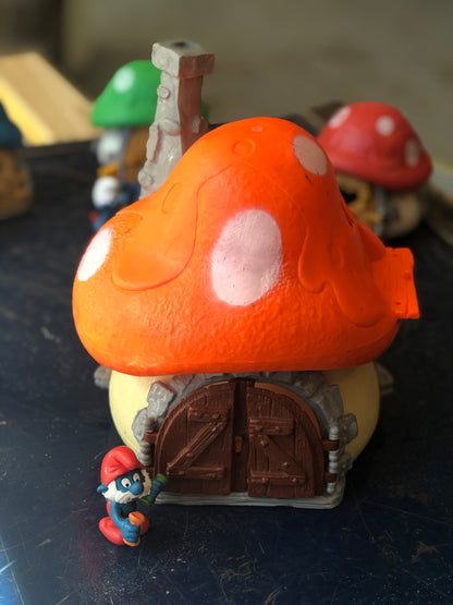 Maison du Grand Schtroumpf avec figurine