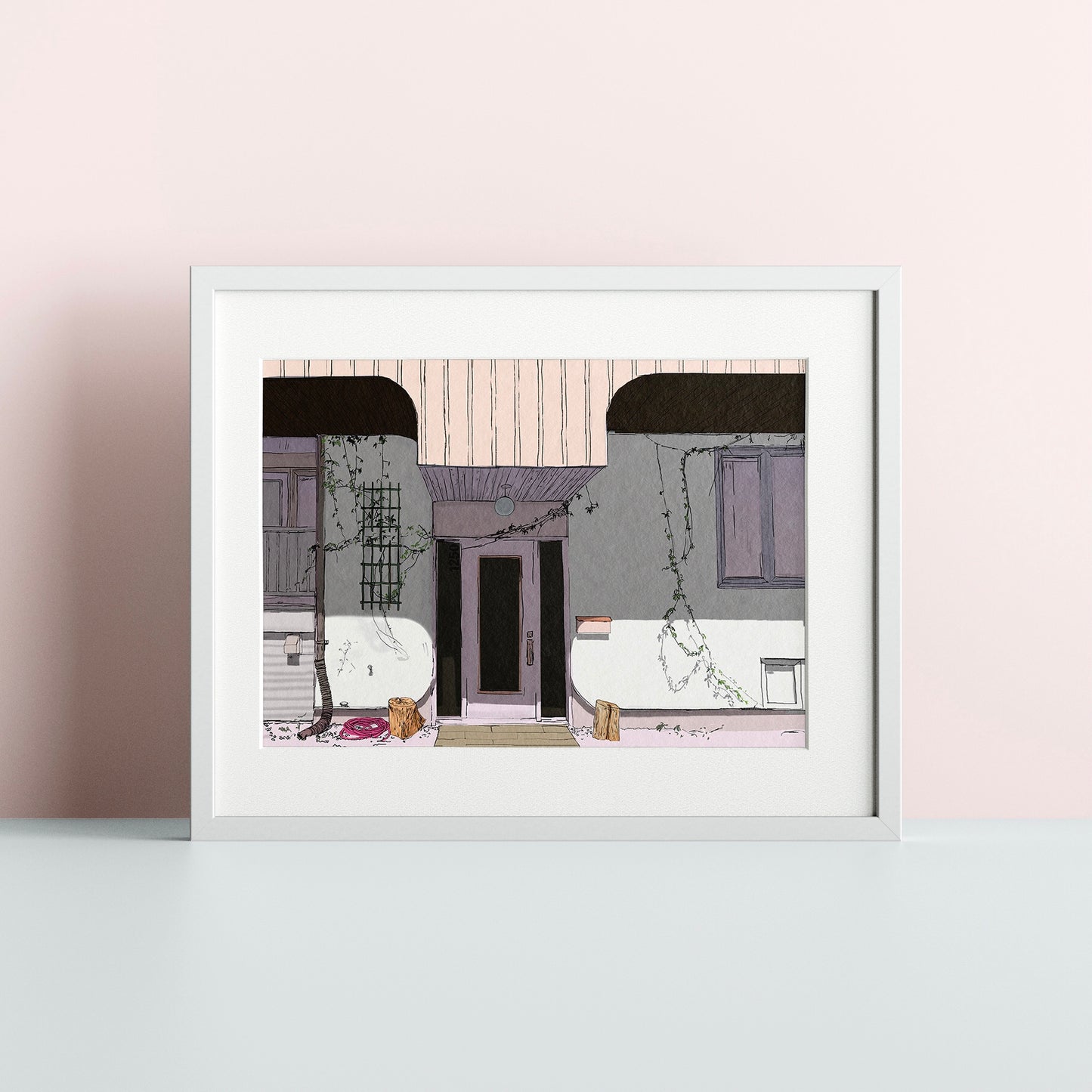 Illustration décorative - Limoilou rétro