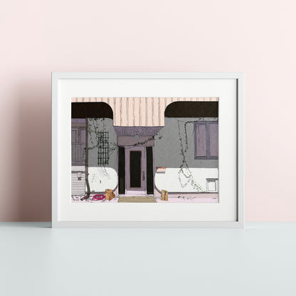 Illustration décorative - Limoilou rétro