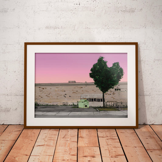 Illustration décorative - Arbre en coeur