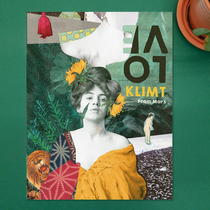 Illustration décorative - Love Klimt from Mars