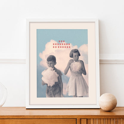 Illustration décorative - Les mangeurs de nuages