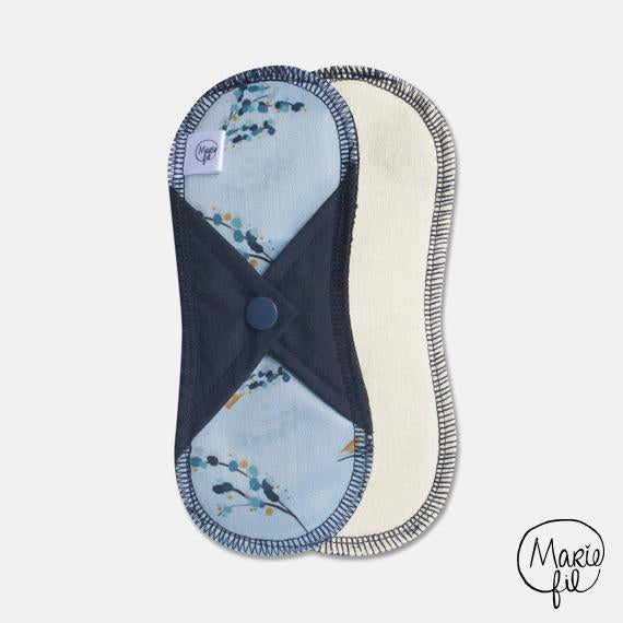 Serviette hygiénique lavable régulière courte