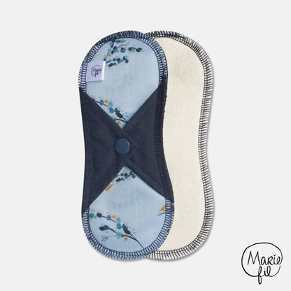 Serviette hygiénique lavable régulière courte