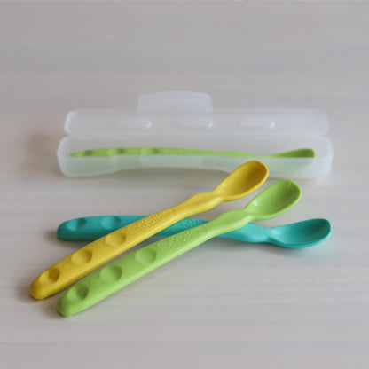 Cuillère pour bébé en plastique recyclé