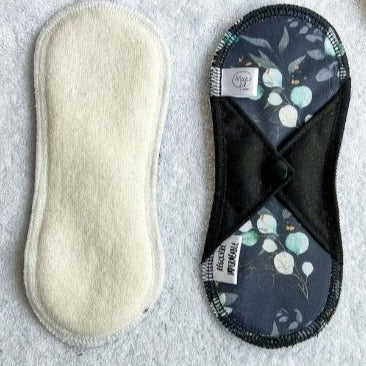 Serviette hygiénique lavable régulière courte